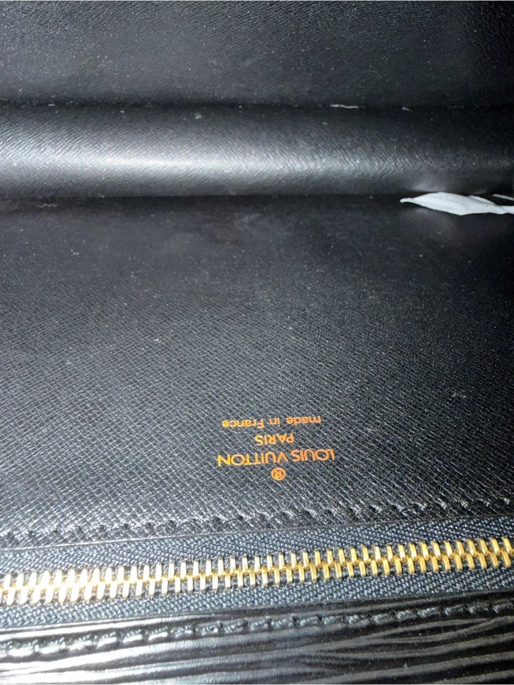 Louis Vuitton Black Epi Leather Monceau Bag